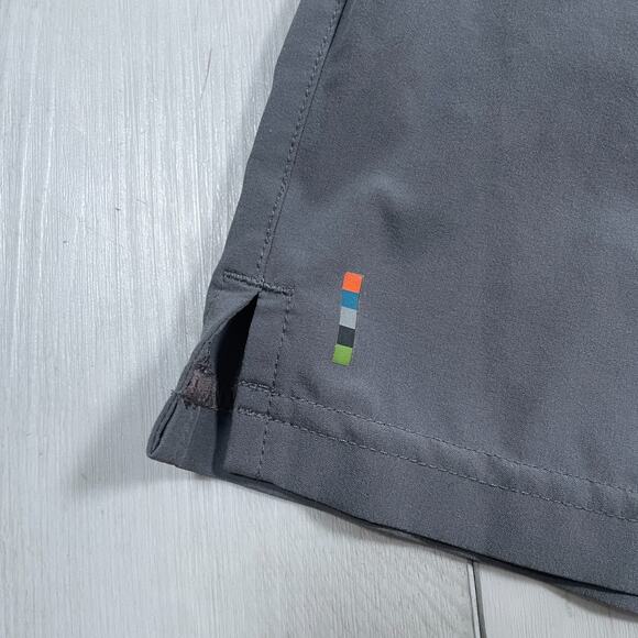 Smartwool Active Lined Shorts Mens Small Gray Lined 8" Running Merino Wool - Picture 2 of 13